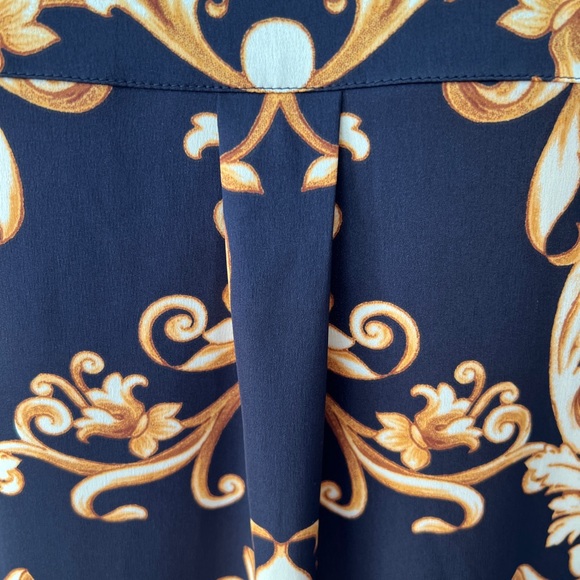 Black and gold tunic blouse - Picture 5 of 7